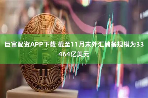 巨富配资APP下载 截至11月末外汇储备规模为33464亿美元